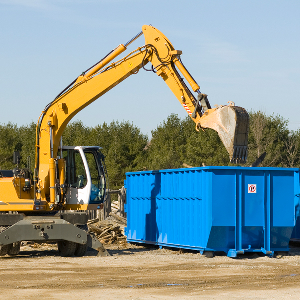 can i request a rental extension for a residential dumpster in Pageton West Virginia